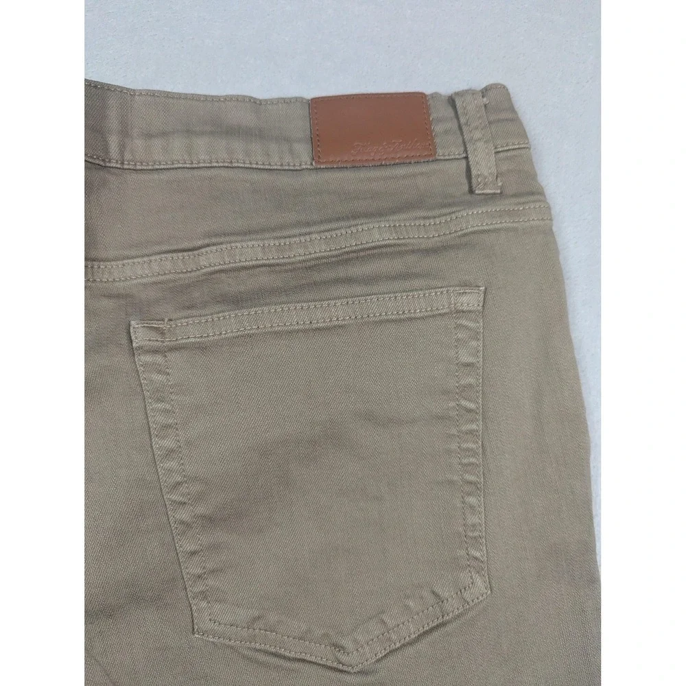 Flag & Anthem Nashville Straight Jeans Mens 40x30 Beige Khaki Stretch Denim
